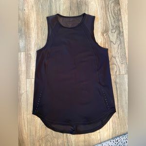 Lululemon Black Sculpt Tank Top w/ Back Vent, perfect condition